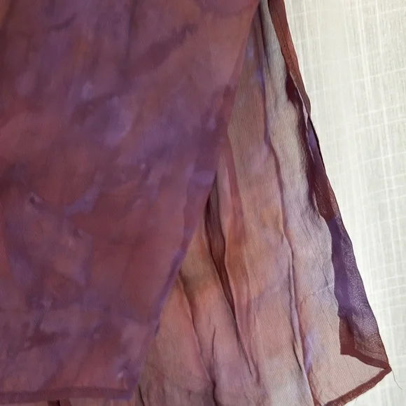 Rabbit Rabbit Rabbit Orange and Purple Sheath Dress with Duster Jacket - Picture 6 of 16